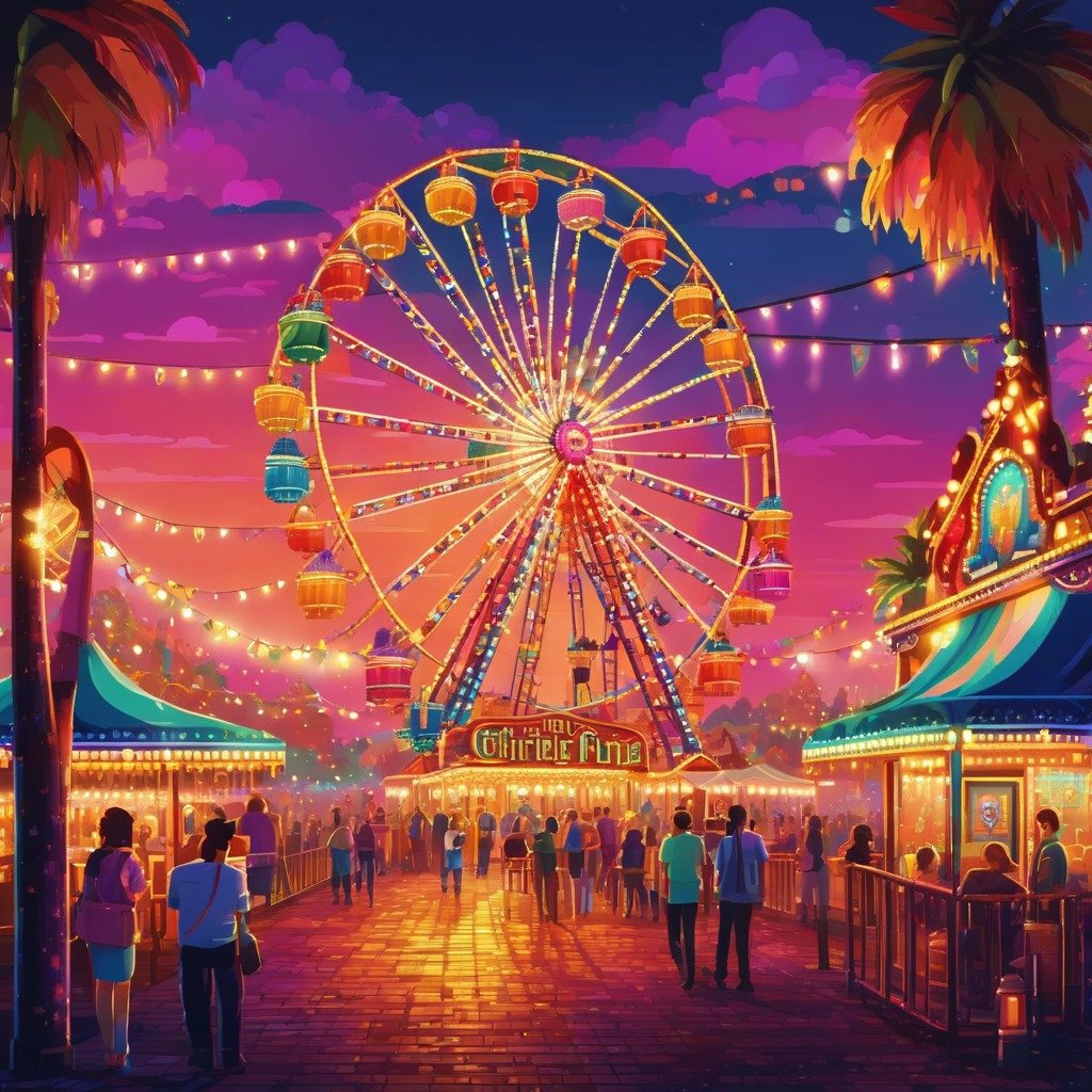 Step right up and embark on a whimsical journey as we explore the enchanting world of Ferris wheels!